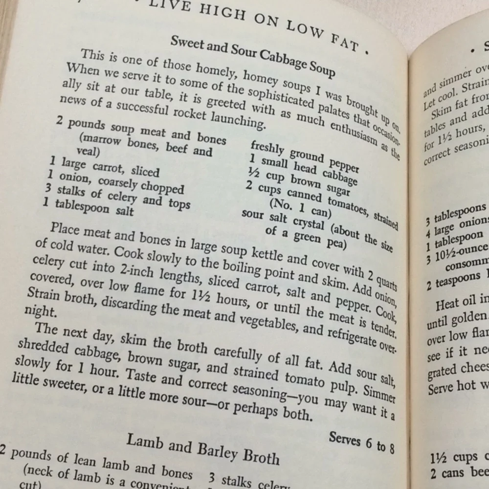 Vintage Live High on Low Fat by Sylvia Rosenthal